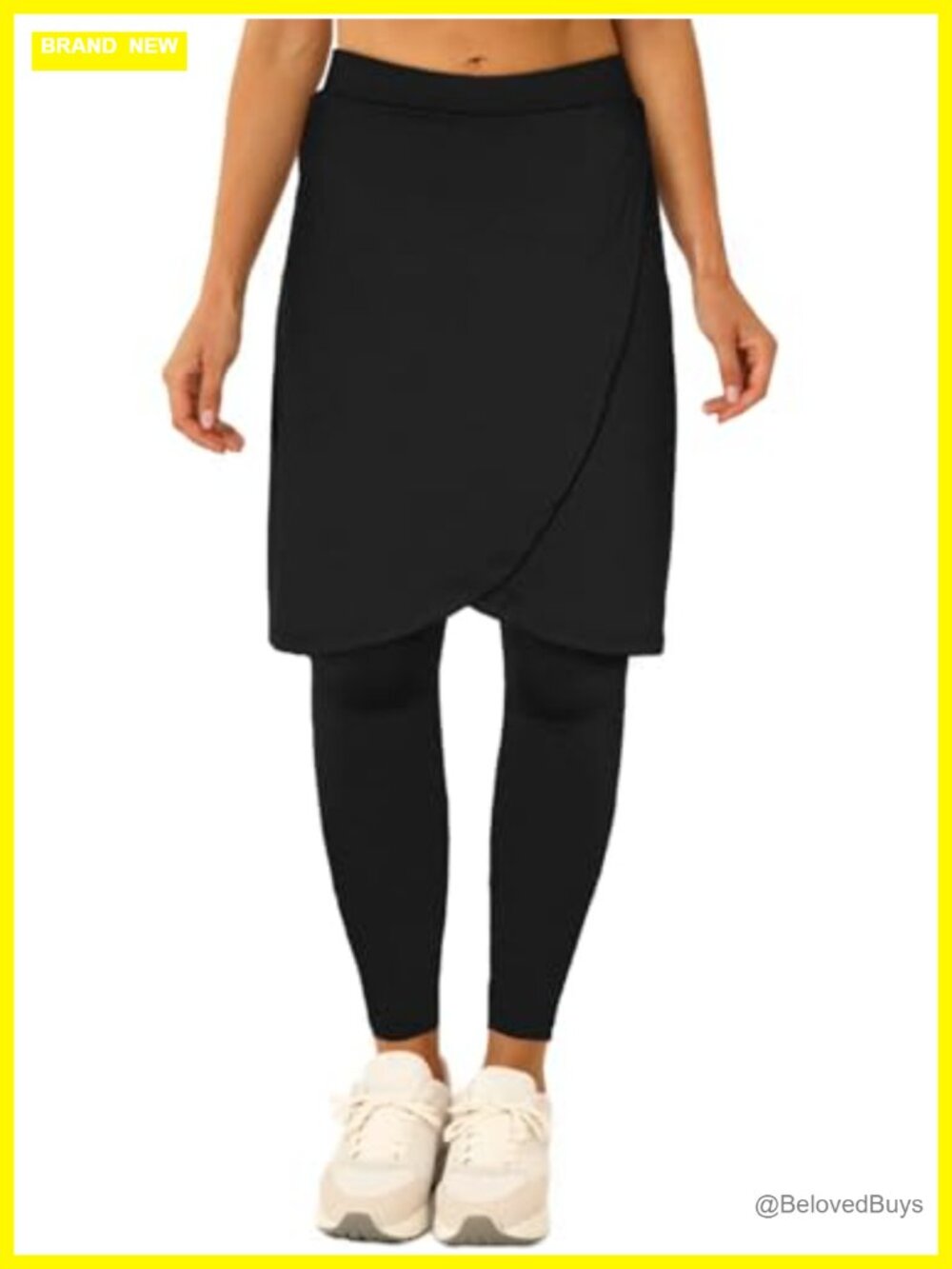 Women's Knee Length Athletic Skort with Leggings Golf Tennis Gym